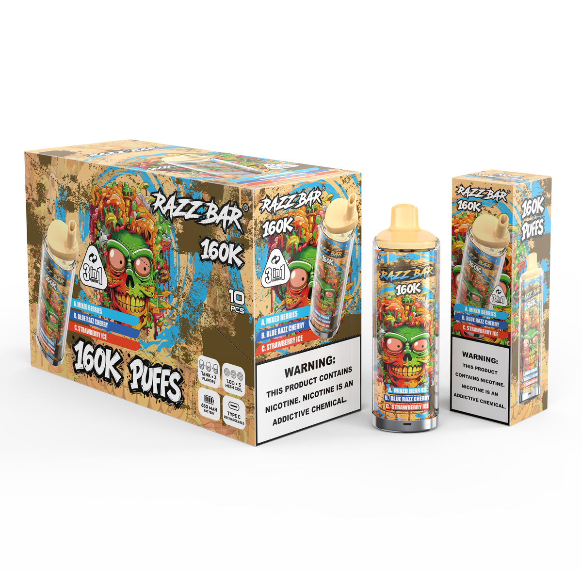 Boite de 10 RazzBar 160K
